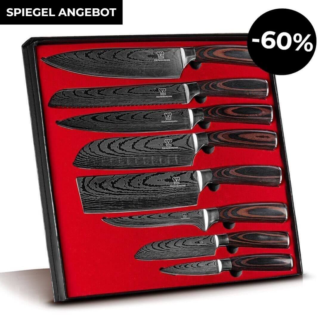Asiatisches Messerset 8-teilig | Spiegel Angebot