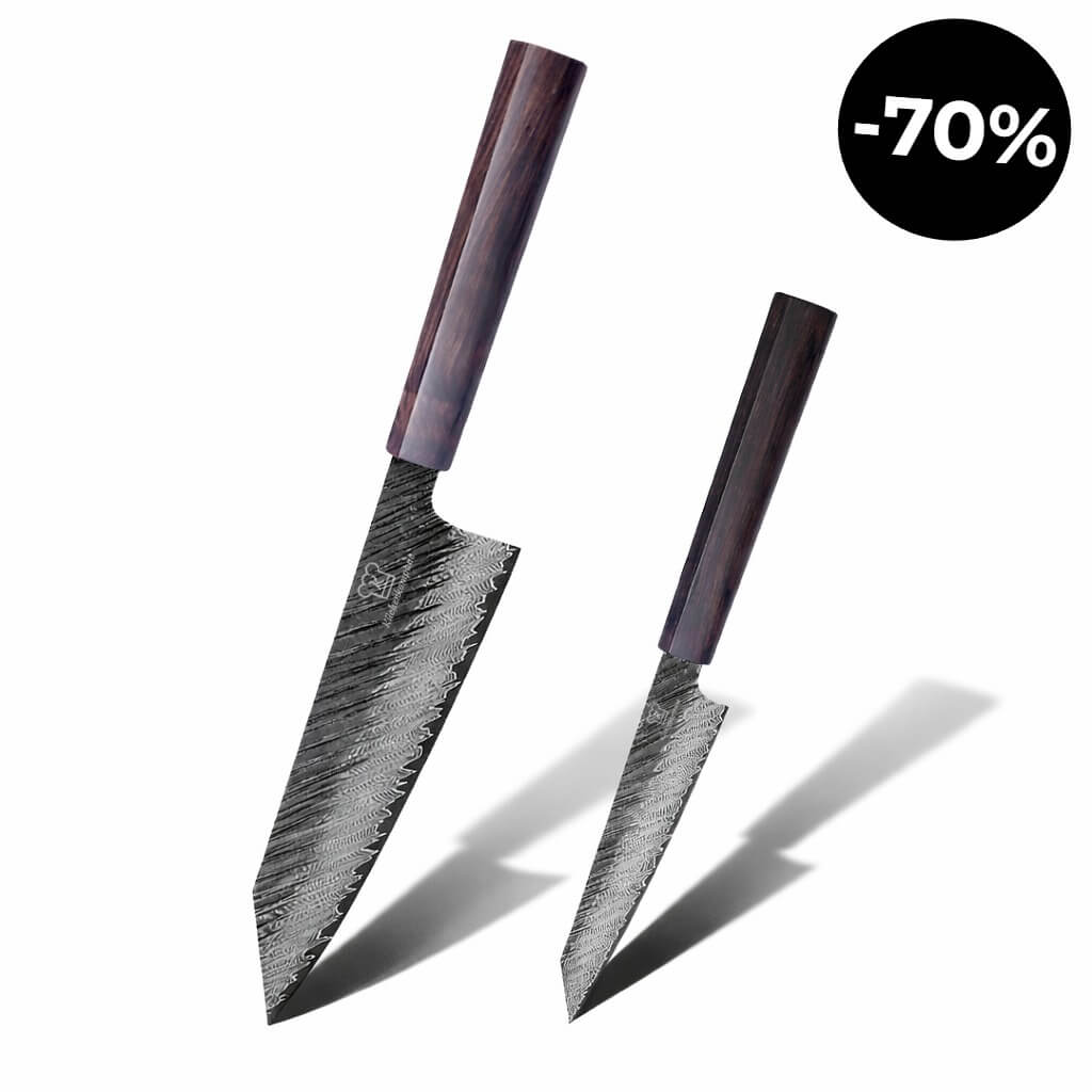 Japanisches Shibui Damast - 2er Set