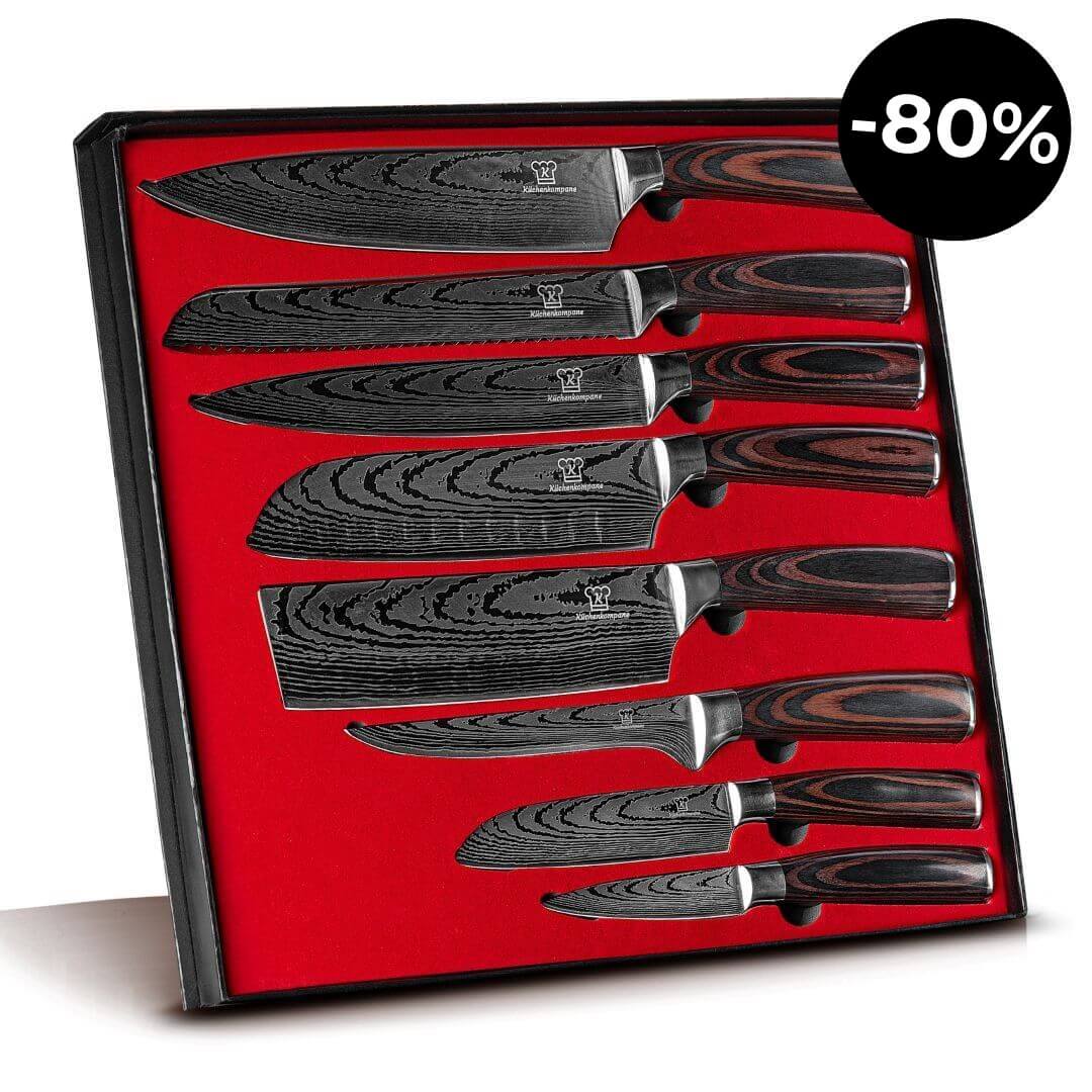 Asiatisches Messerset Premium 8-teilig