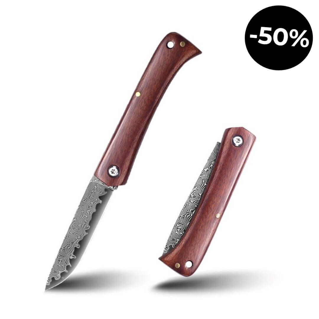 Taschenmesser Damast Forst