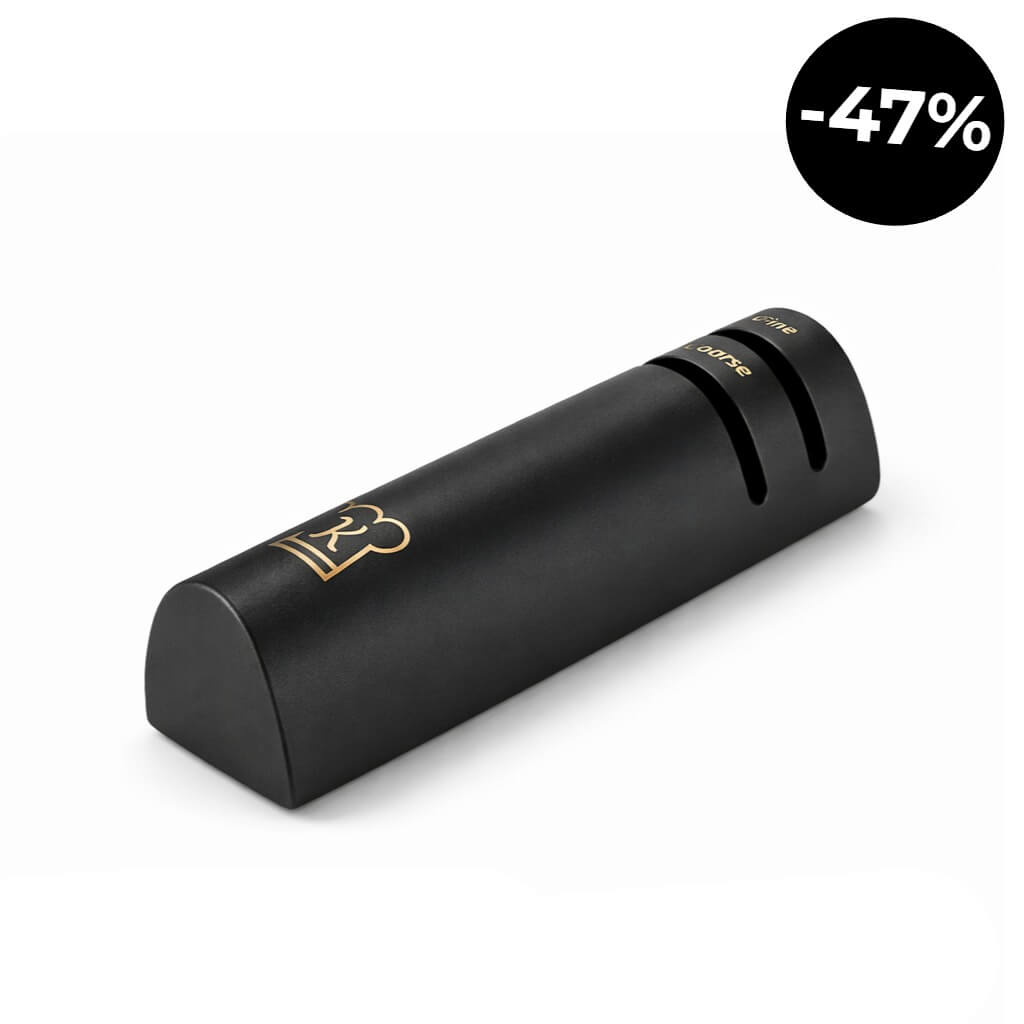 Messerschärfer aus Holz - 2 stufig