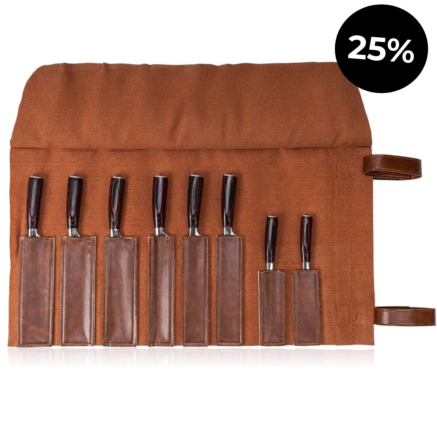 Ledertasche für Messerset / VIP