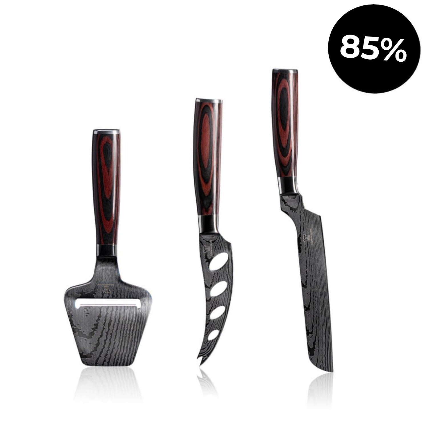 Käse-Trio: 2 Käsemesser & Käsehobel / VIP