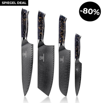 Kiiro Messerset | 67 Lagen Damaststahl