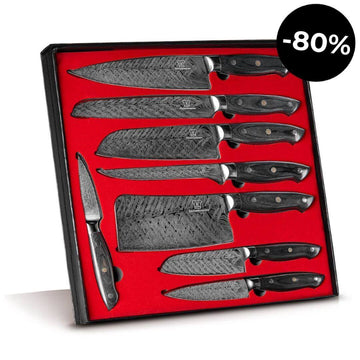 Asiatisches Messerset Premium 8-teilig (VIP Angebot)