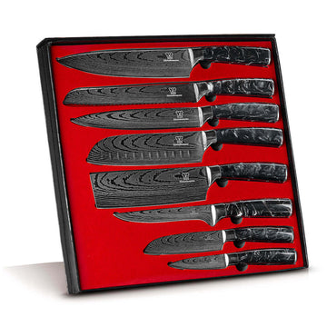 Kuro Messerset Premium 8-teilig