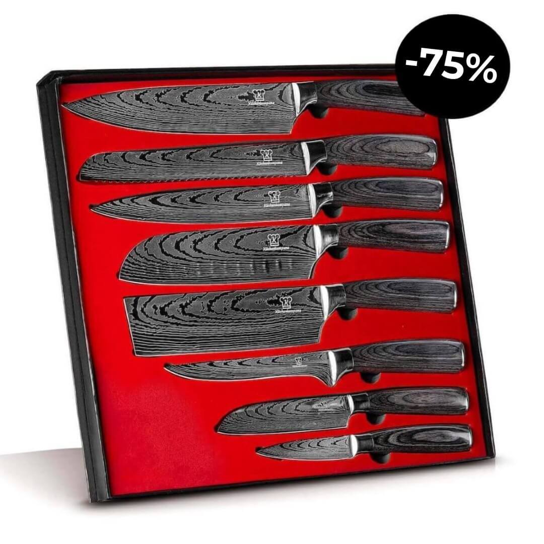Kurai Messerset Premium 8-teilig