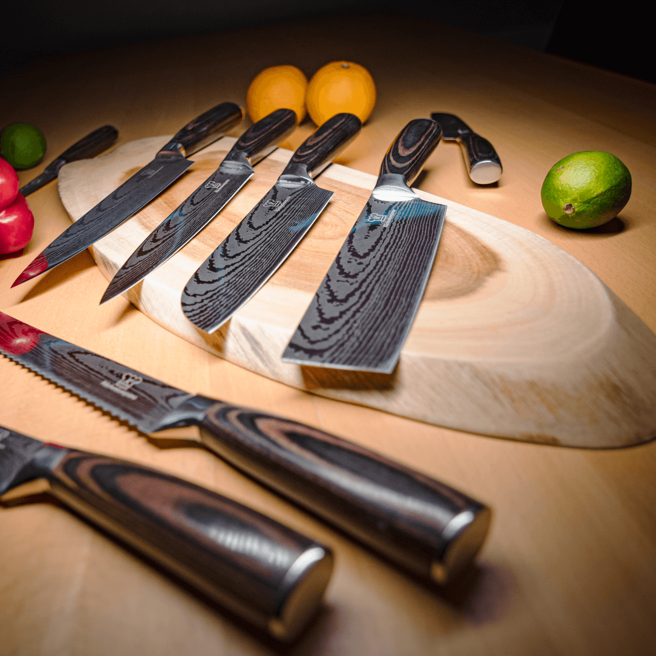 Rustikales Schneidebrett