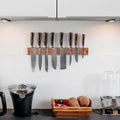 Bundle Premium - Messerset + Magnetische Holzleiste
