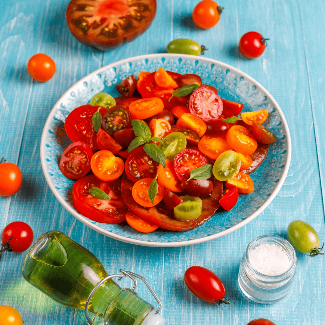 Einfacher Tomatensalat – frisch, schnell und voller Sommergeschmack