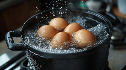 Eier kochen kaltes Wasser