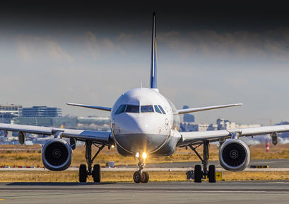 Messer im Koffer im Flugzeug