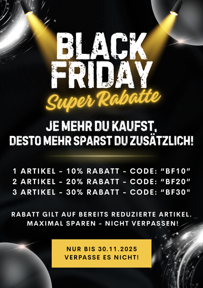 Flyer - Black Friday 2025 (Staffelrabatte)