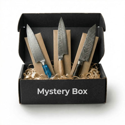 Premium Mystery Box Schwarz S | 3 Messer