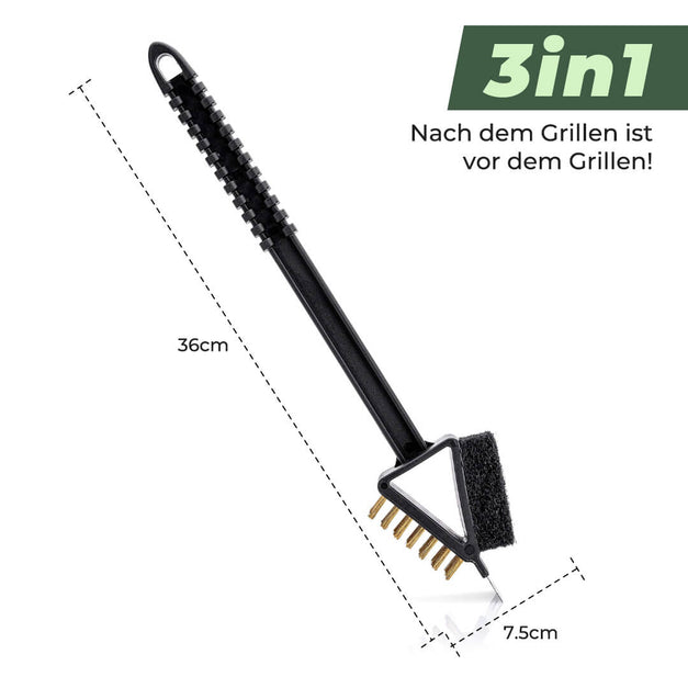 3in1 Grill-Reinigungsbürste