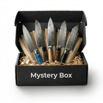 Premium Mystery Box Schwarz | 5 Messer