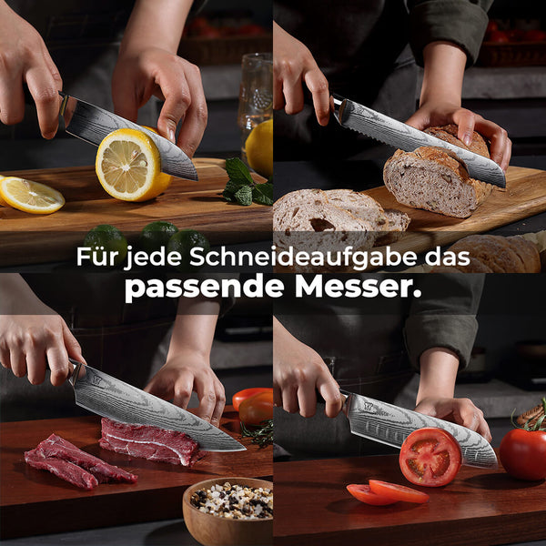 Akarui Messerset Premium 8-teilig