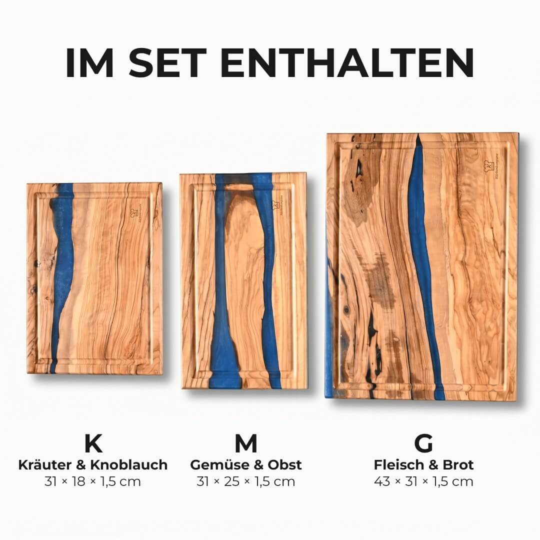 Konpeki Schneidebretter 3er Set