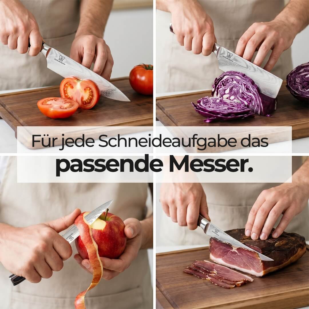Asiatisches Messerset Premium 8-teilig / VIP