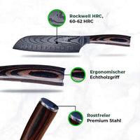 Asiatisches Messerset Premium 8-teilig