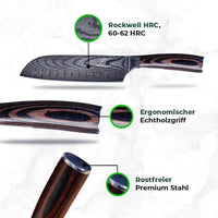Thumbnail for Asiatisches Messerset + Messerblock magnetisch
