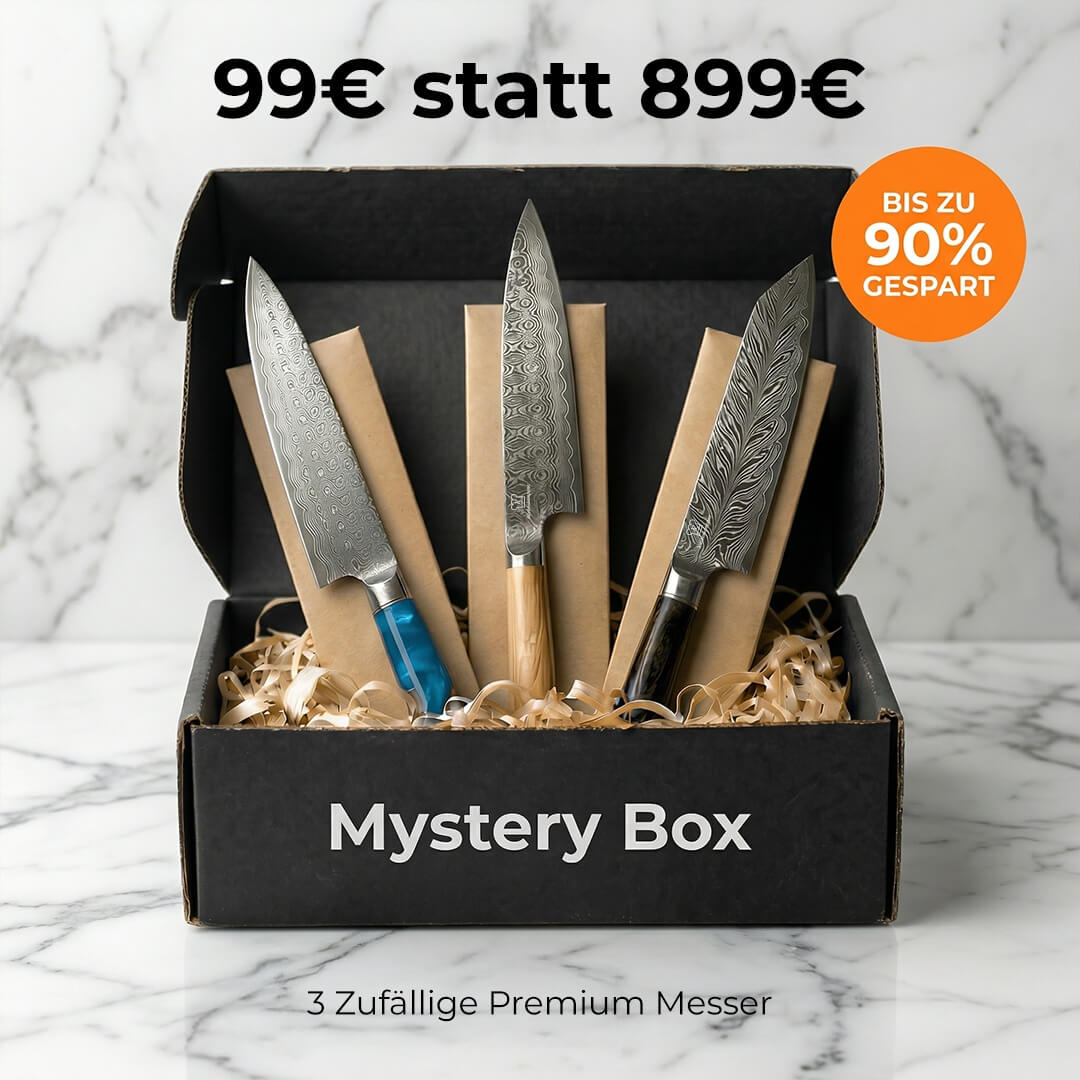 Neu-Mystery Box S / 3 zufällige Premium Küchenmesser (Kopie)