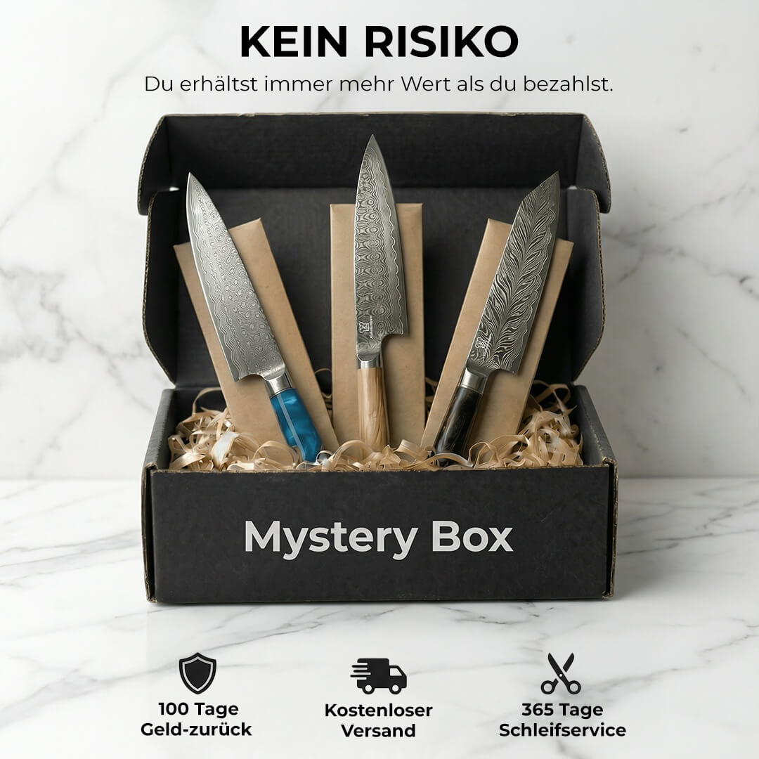 Neu-Mystery Box S / 3 zufällige Premium Küchenmesser (Kopie)