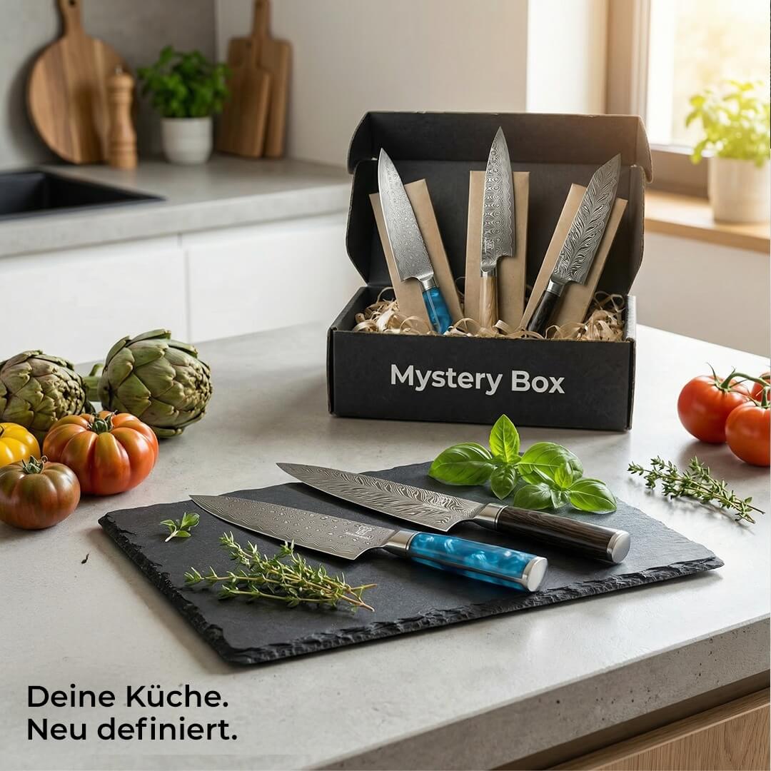 Neu-Mystery Box S / 3 zufällige Premium Küchenmesser (Kopie)
