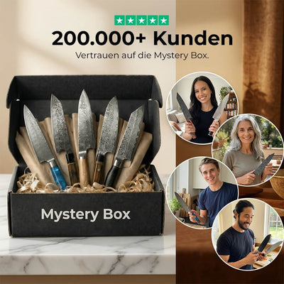 Premium Mystery Box Schwarz | 5 Messer