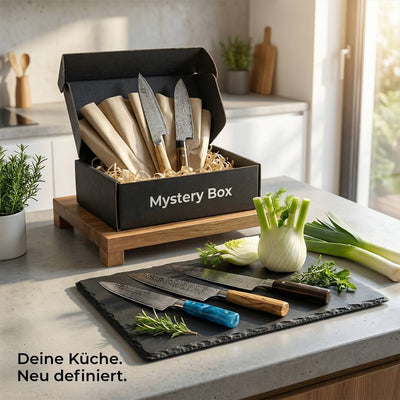 Premium Mystery Box Schwarz | 5 Messer