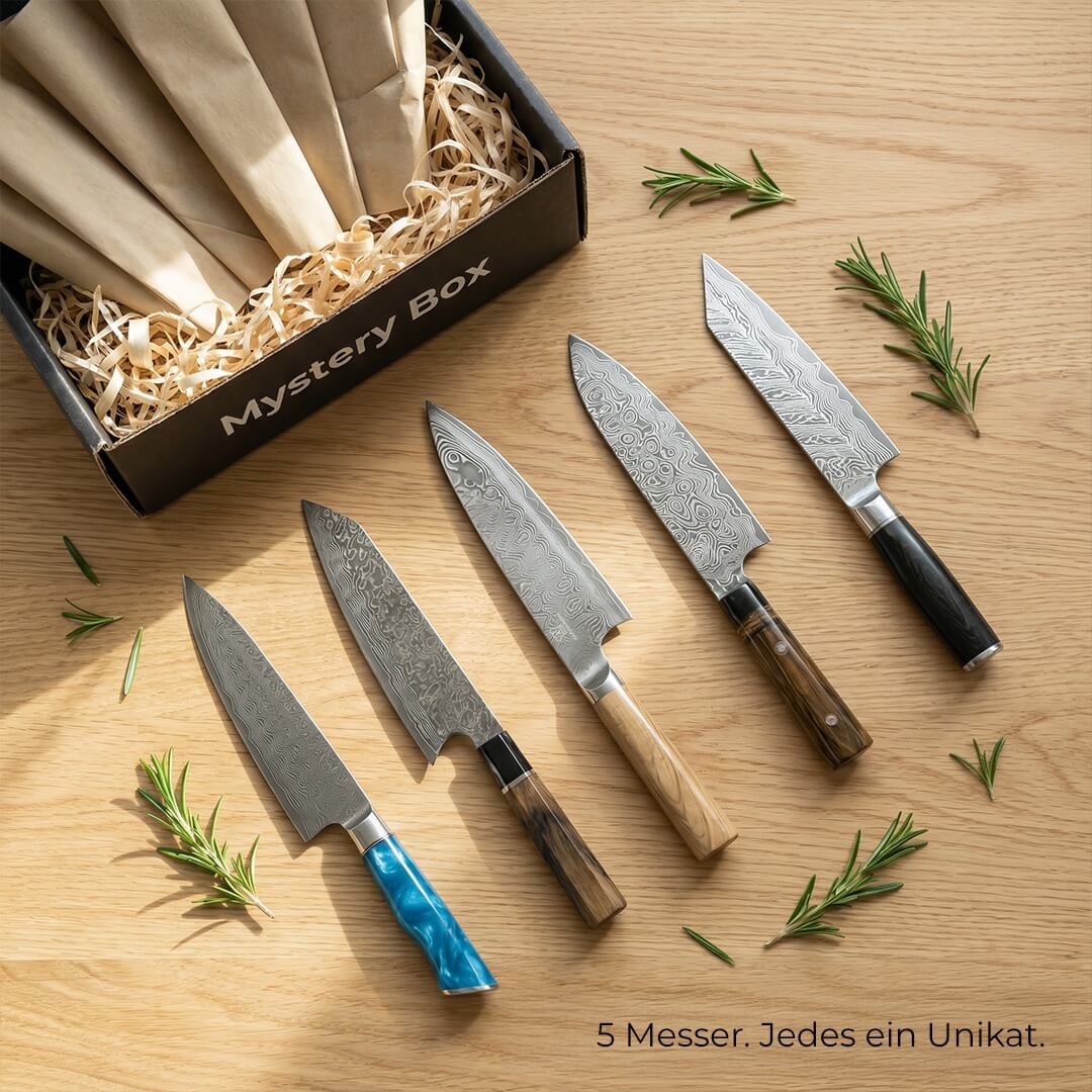 Premium Mystery Box Schwarz | 5 Messer