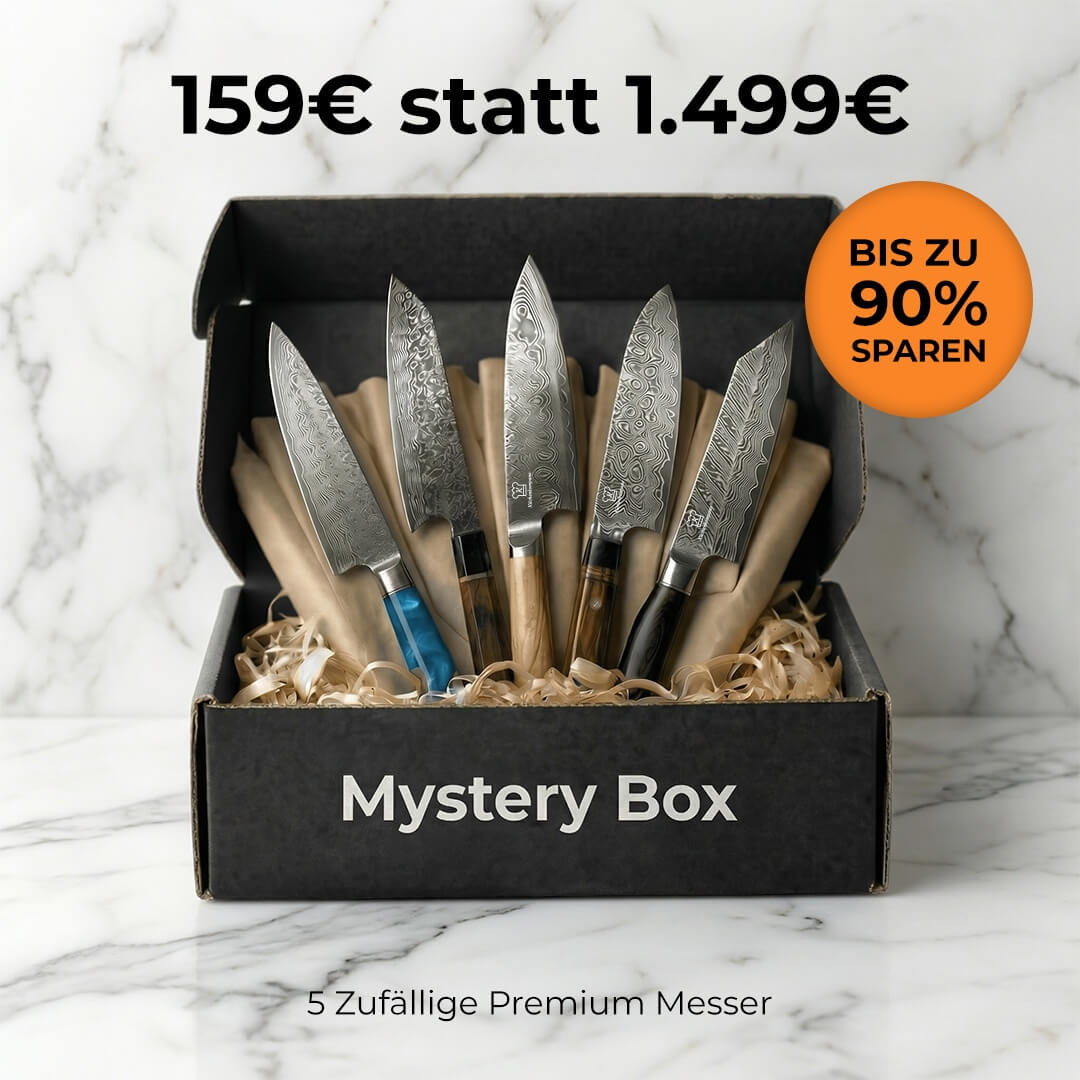 Premium Mystery Box Schwarz | 5 Messer