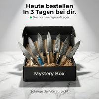 Premium Mystery Box schwarz | 7 Messer