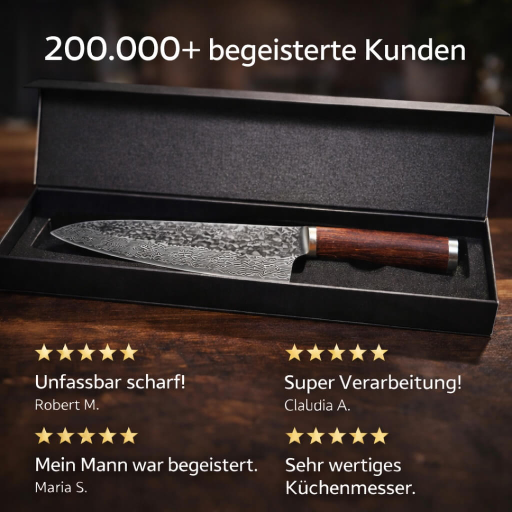 Mystery Box M / 5 zufällige Premium Küchenmesser
