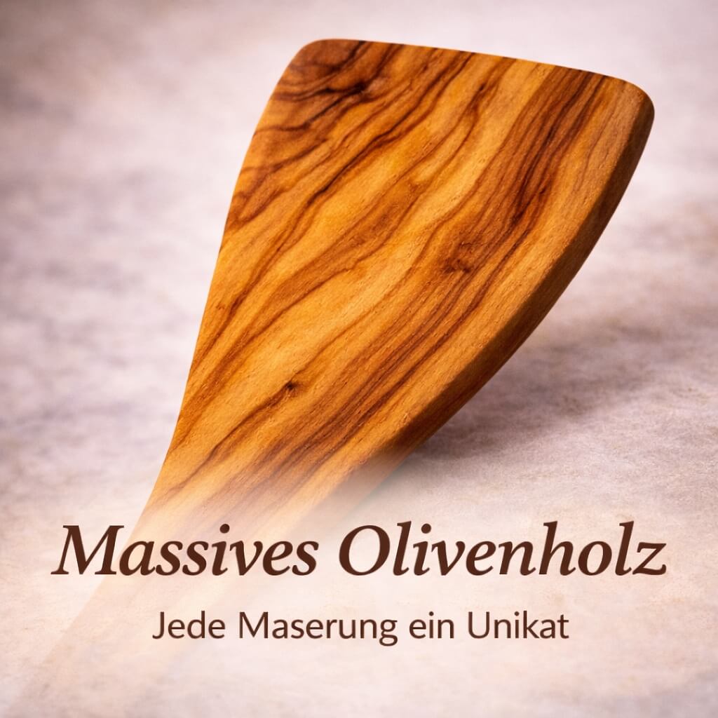 Pfannenwender Olivenholz 5er Set