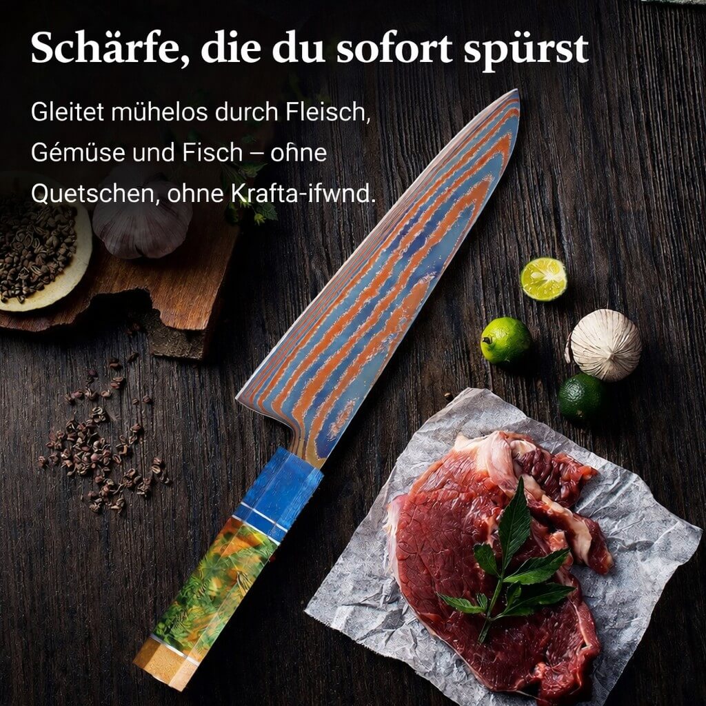 Prime™ – Premium Allround-Kochmesser für müheloses, scharfes Schneiden