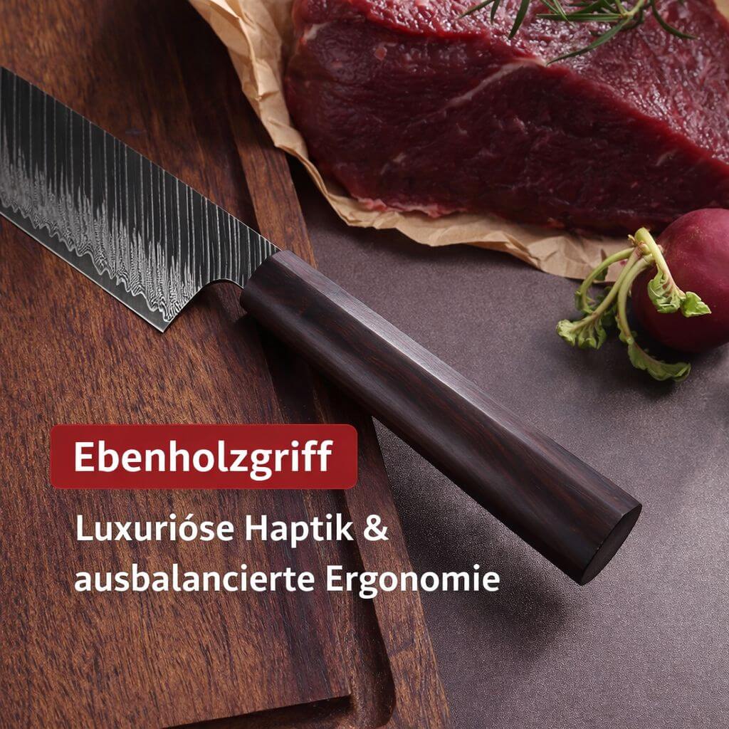 Japanisches Shibui Damast 2er Set + Gratis Taschenmesser