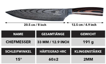 Asiatisches Chef Messer