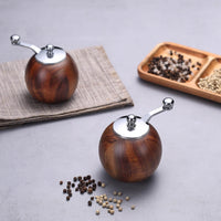Vorteils-Set: Doppelseitiges großes Schneidebrett + Runde Salz & Pfeffer Mühle