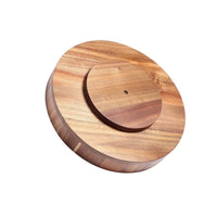 Drehbare Servierplatte aus Holz / VIP