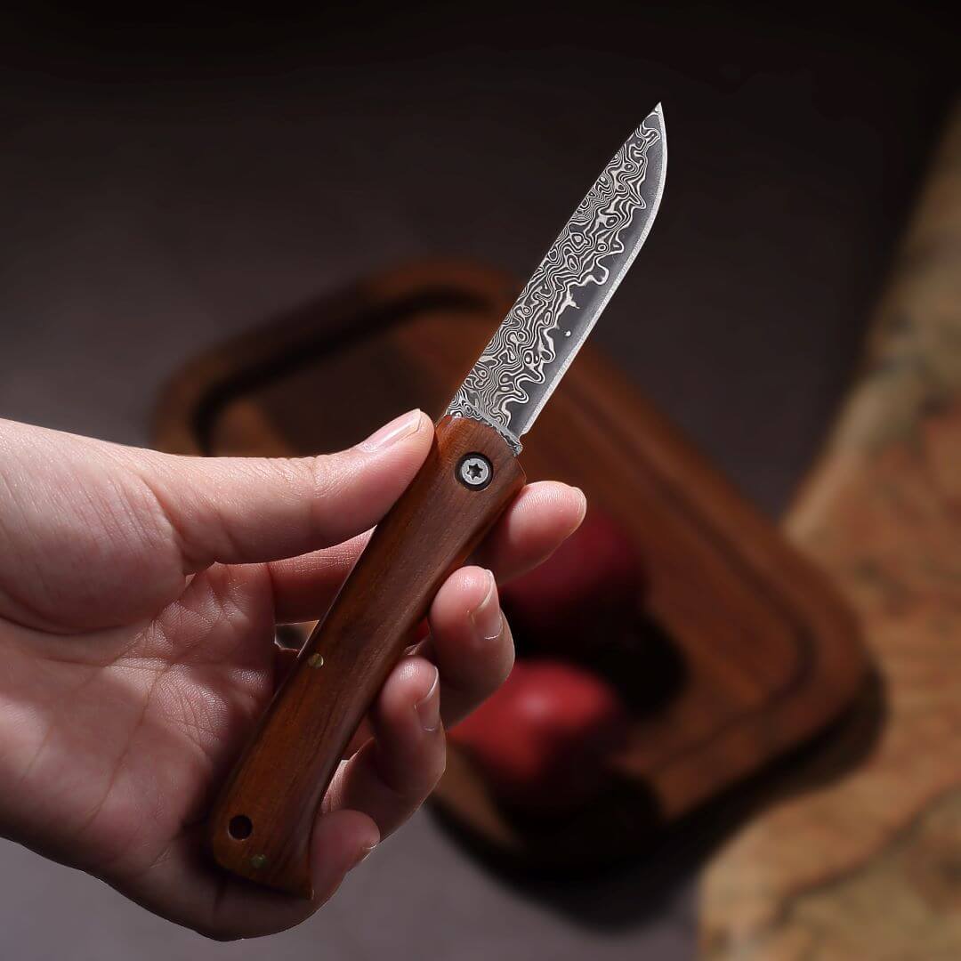 Taschenmesser Damast Forst