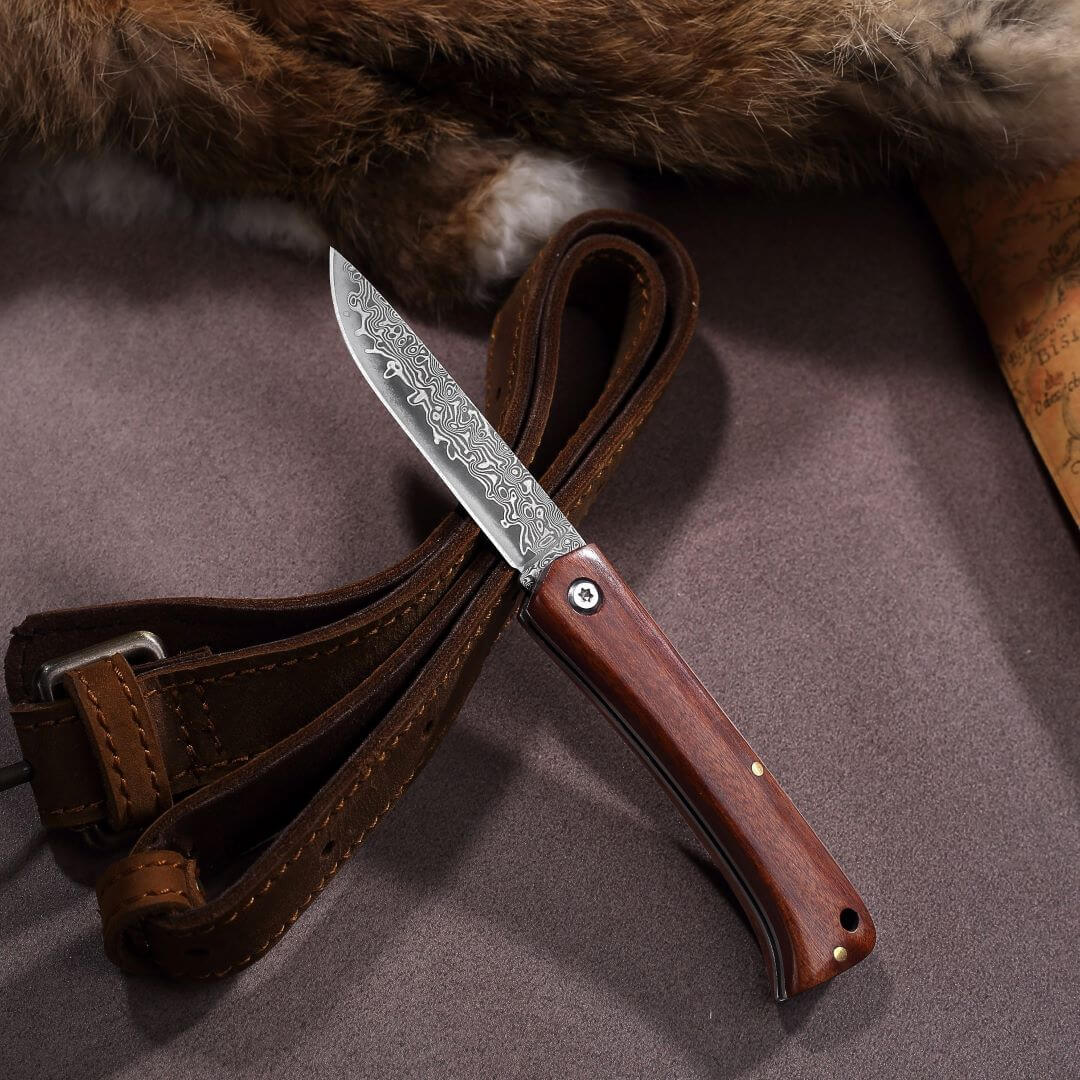 Taschenmesser Damast Forst