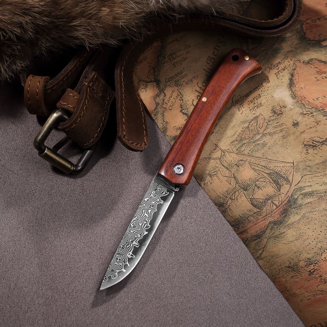 Taschenmesser Damast Forst