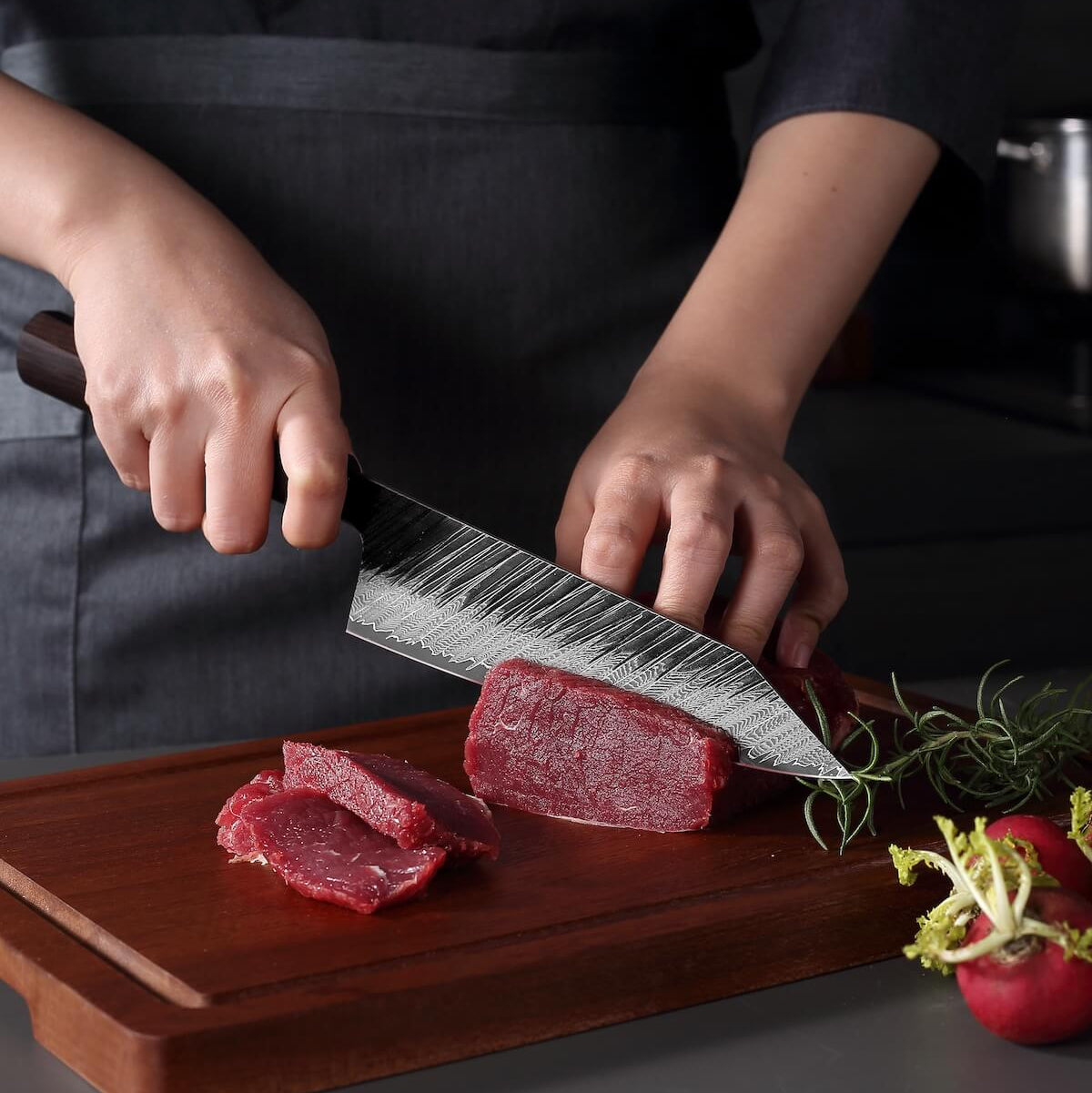 Japanisches Shibui Damast 2er Set + Gratis Taschenmesser
