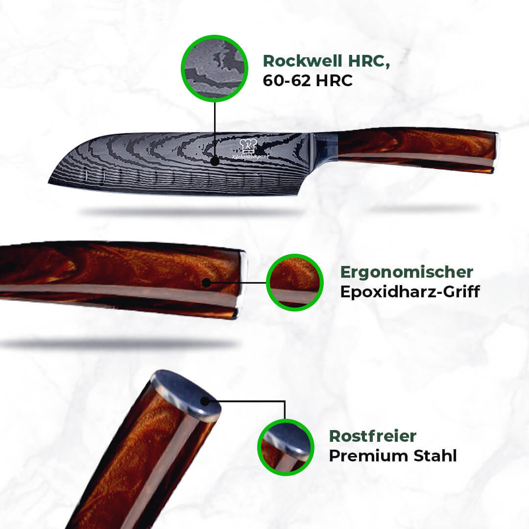 Kasshoku Messerset Premium 8-teilig