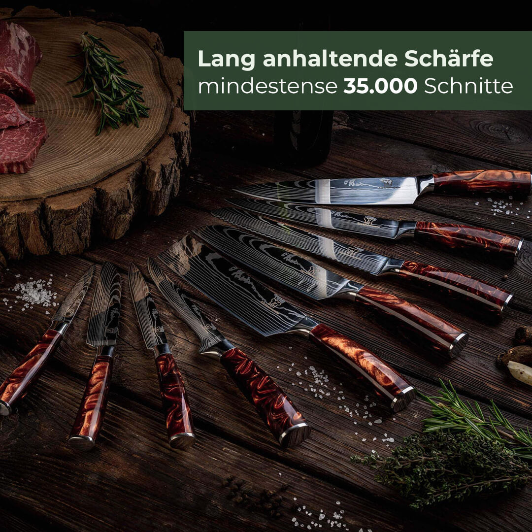 Kasshoku Messerset Premium 8-teilig