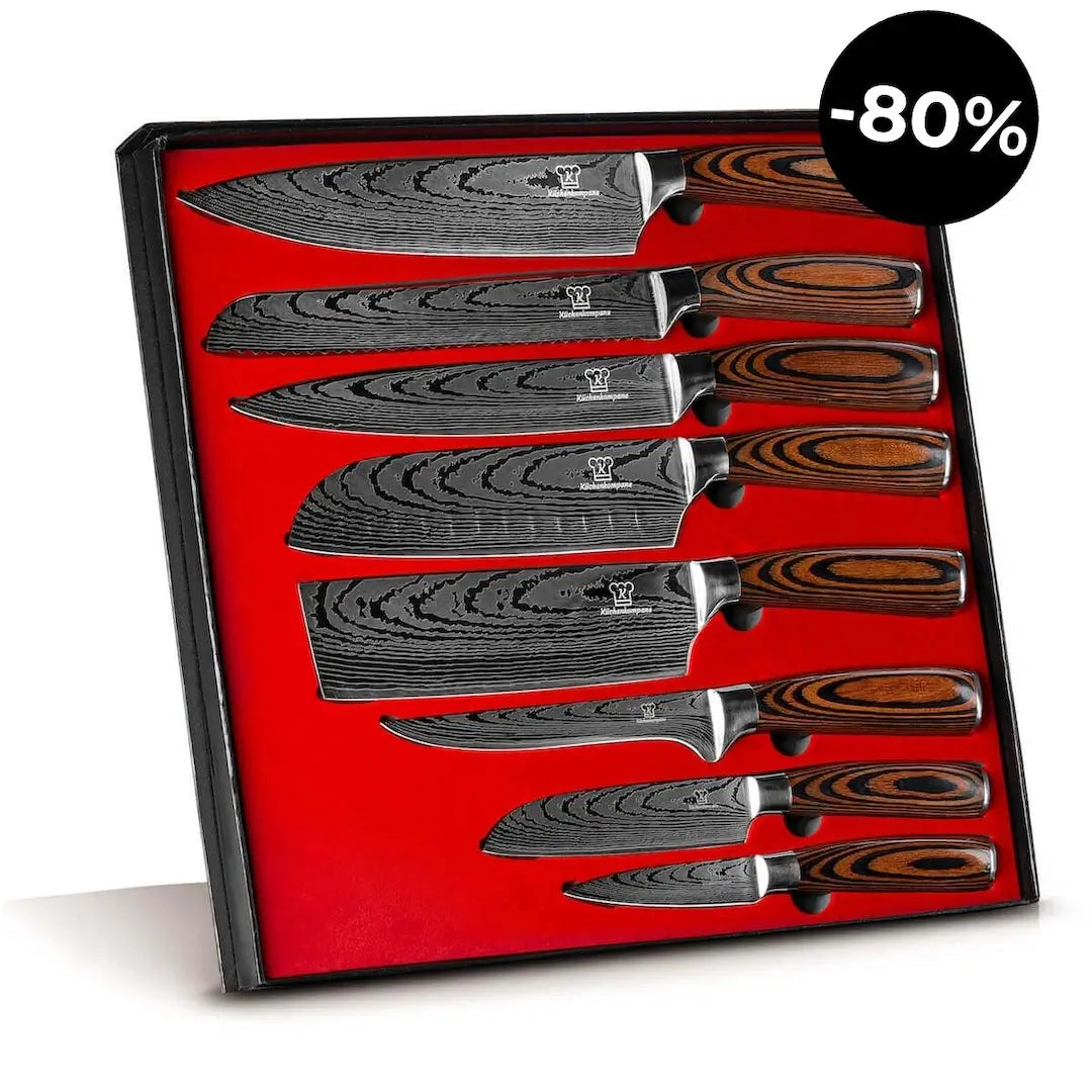 Akarui Messerset Premium 8-teilig