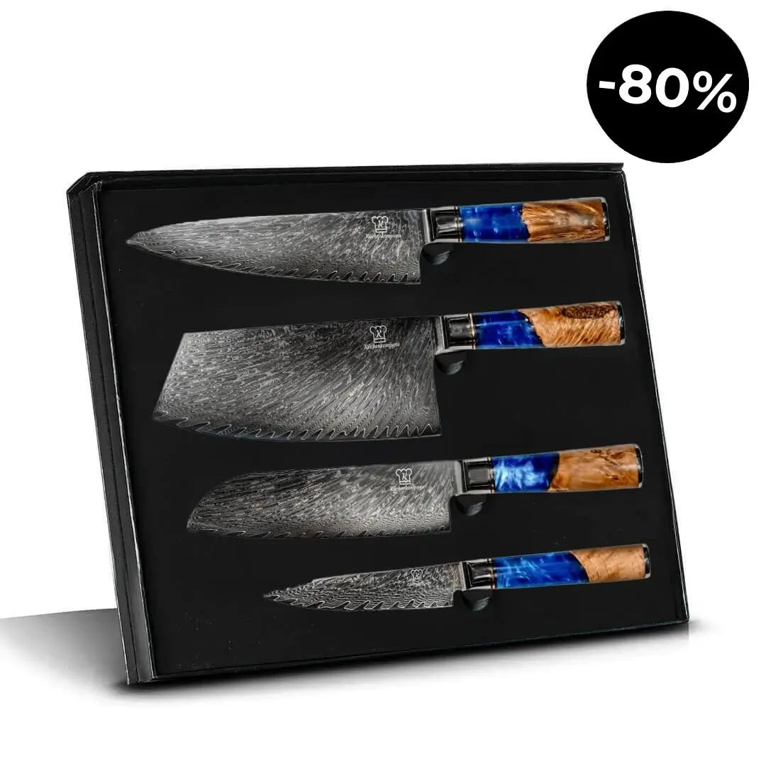 Aoki Damastmesser Set