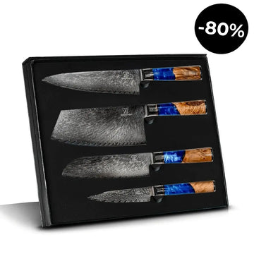 Aoki Damastmesser Set