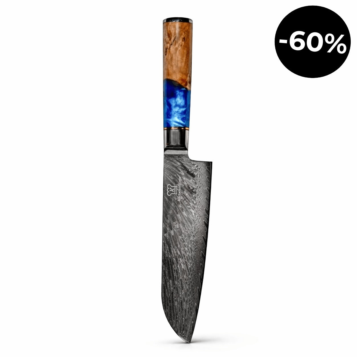 Aoki Santoku Damastmesser